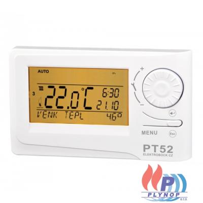 Prostorový termostat PT52 s OpenTherm komunikací ELEKTROBOCK - 0657