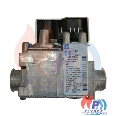 Plynový ventil / armatura SIGMA SIT 848 BUDERUS Logamax plus GB172 / GB072 / JUNKERS - 87182243450 / 848129