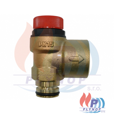 Pojistný ventil 3 bary s o-kroužkem BUDERUS LOGAMAX U124, GB192, GB 162,  GB122, GB152, GB132, GB022 - 7100888