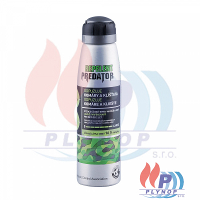 Repelent PREDATOR sprej DEET 160ml pharma - stříbrný/maskáčový