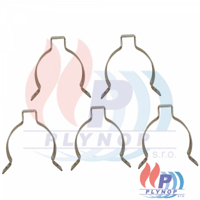 Pojistná spona trubky výstupu (sada 5x) BUDERUS GB112-24, GB112-29, GB112-43, GB112-60 - 7098988