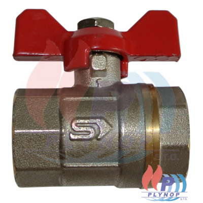 Kulový ventil FF 1/2" voda motýl SLOVARM -  KE- 230 1-2 (40001)