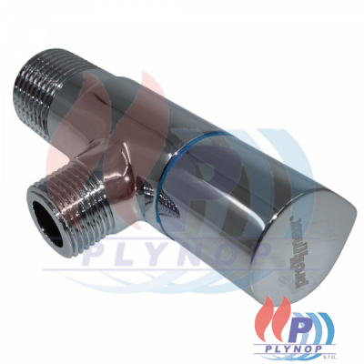 WC Rohový ventil s keramickým  vrškem PROTIMEX AP009R 1/2"x3/8" modrý - VR/2758