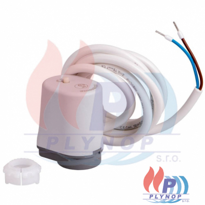 Termoelektrická hlava GIACOMINI R478 bez proudu otevřená, systém CLIP-CLAP - R478X121 / R478X221