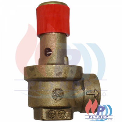 Pojistný ventil 3/4"x3/4" otevírací přetlak 4 bar R140 GIACOMINI - R140Y026
