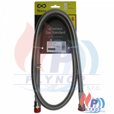 Plyn.hadice Gas Standard 1,5m R 1/2"x G1/2"(MF)