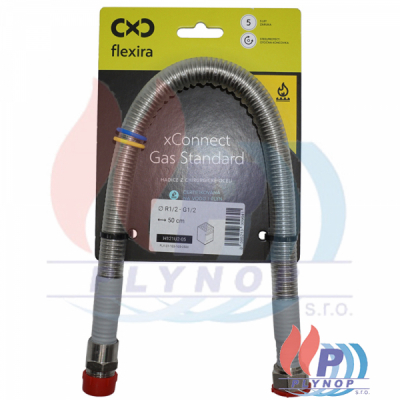 Plyn.hadice Gas Standard 0,5m R 1/2"x G1/2"(MF)