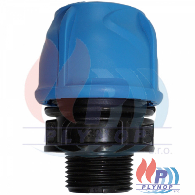 PE Svěrná spojka s vnějším závitem 40 x 5/4" - 158-400-134
